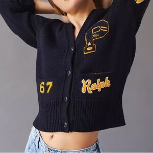 Polo Ralph Lauren Vintage-Inspired Cardigan Sweater Sz S